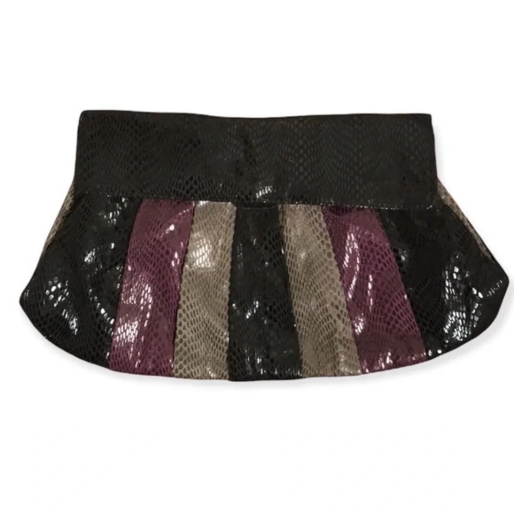 Clutch Purse, Purple Black Grey, Soft Material  14” x 8.5”